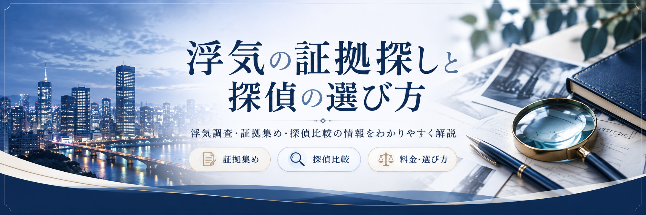 浮気の証拠探しと探偵の選び方